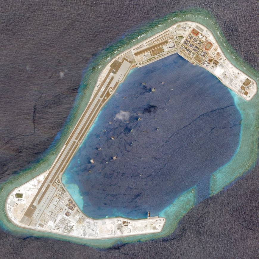 Subi Reef, built up by Chinese, appears nearly ready to host first ...