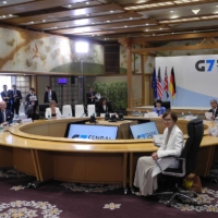 Delegates attend the opening session of the G7 Science and Technology Ministers’ Meeting on May 12. | KERRY FURUKAWA