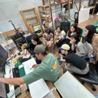 Shinohara and JWU students participated in a joint architecture workshop over the summer at Tamkang University in Taiwan. | JAPAN WOMEN’S UNIVERSITY