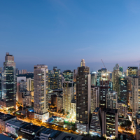 Makati, a city in the metro Manila region, serves as the financial hub of the Philippines. | GETTY IMAGES