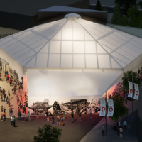 Located near the East Gate of the expo, the Kansai Pavilion will feature exhibits from nine of Japan’s western prefectures. | UNION OF KANSAI GOVERNMENTS