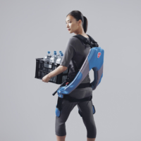 A product called a "muscle suit" developed through | INNOPHYS & COREHEALTH