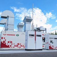 The Yanmar Clean Energy Site is a demonstration facility showcasing next-generation energy equipment.