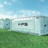 FPS offers storage batteries that allow power to be used, traded or sold through its aggregation service. | FPS